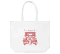 Azeeda 'Just Married Vintage Car' Tote Shopping Bag For Life (BG00083392)