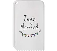 Azeeda 'Just Married With Colourful Bunting' Plastic Ice Scraper (IC00045903)