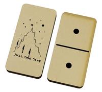 Azeeda 'Just One Step At A Time' Domino Set & Box (DM00055892)