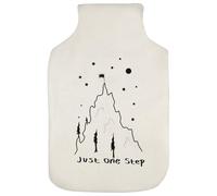 Azeeda 'Just One Step At A Time' Hot Water Bottle Cover (HW00048384)