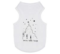 Azeeda 'Just One Step At A Time' Pet Dog/Cat T-Shirt, L (PT00181887)