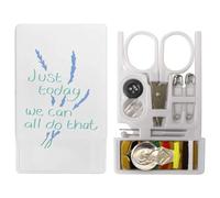 Azeeda 'Just Today We Can All Do That' Mini Travel Sewing Kit (SE00042176)