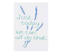 Azeeda 'Just Today We Can All Do That' Temporary Tattoo - Water Resistant, Skin-Safe, Non-Toxic Transfer (TO00092197)