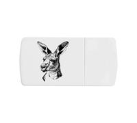 Azeeda 'Kangaroo Portrait ' Pill Box with Tablet Splitter (PI00039507)
