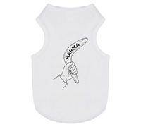 Azeeda 'Karma Boomerang' Pet Dog/Cat T-Shirt, M (PT00184582)