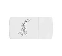 Azeeda 'Karma Boomerang' Pill Box with Tablet Splitter (PI00042548)