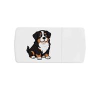 Azeeda 'Kawaii Bernese Mountain Dog' Pill Box with Tablet Splitter (PI00041031)