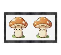 Azeeda 'Kawaii Mushroom' Pet Feeding Mat (PM00039636)