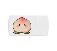 Azeeda 'Kawaii Peach' Pill Box with Splitter (PI00044943)