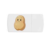 Azeeda 'Kawaii Potato' Pill Box with Splitter (PI00044772)