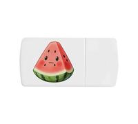 Azeeda 'Kawaii Watermelon' Pill Box with Splitter (PI00044937)