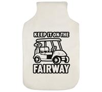 Azeeda 'Keep it on The Fairway' Hot Water Bottle Cover (HW00044368)