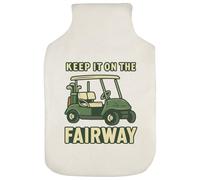 Azeeda 'Keep it on The Fairway' Hot Water Bottle Cover (HW00044369)