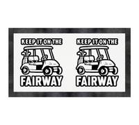 Azeeda 'Keep it on the Fairway' Pet Feeding Mat (PM00032719)