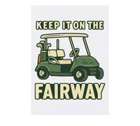 Azeeda 'Keep it on the Fairway' Temporary Tattoo - Water Resistant, Skin-Safe, Non-Toxic Transfer (TO00091347)