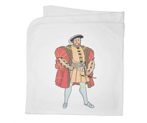 Azeeda 'King Henry VIII' Cotton Baby Blanket/Shawl (BY00038594)