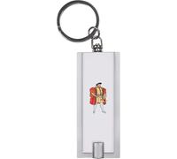 Azeeda 'King Henry VIII' LED Torch Keyring - Compact Pocket Flashlight with Keychain - Handy Mini Light for Bags and Keys (KT00039998)