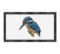 Azeeda 'Kingfisher Bird' Pet Feeding Mat (PM00034851)