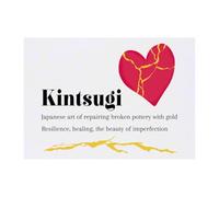 Azeeda 'Kintsugi Heart' Temporary Tattoo - A6 (TO00104647)