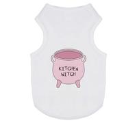 Azeeda 'Kitchen Witch ' Pet Dog/Cat T-Shirt, L (PT00177499)