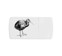 Azeeda 'Kiwi Bird Side View' Pill Box with Tablet Splitter (PI00039492)