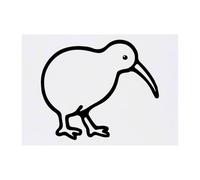 Azeeda 'Kiwi Bird' Temporary Tattoo - A6 (TO00104625)