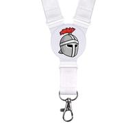 Azeeda 'Knight Helmet with Plume' Neck Strap/Lanyard (LY00044757)