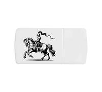 Azeeda 'Knight On Horseback' Pill Box with Tablet Splitter (PI00035951)