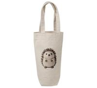 Azeeda 'Knitted Style Hedgehog' Cotton Wine Bottle Gift/Travel Bag (BL00049371)