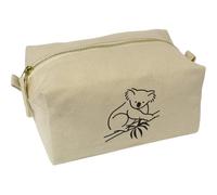 Azeeda 'Koala in a Gum Tree' Canvas Wash Bag/Makeup Case (CS00052086)