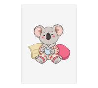 Azeeda 'Koala Pyjama Party' Poster - A2 Portrait (PP00377423)