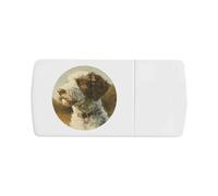 Azeeda 'Lagotto Romagnolo Dog Portrait' Pill Box with Tablet Splitter (PI00044019)