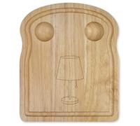 Azeeda 'Lamp Outline' Wooden Breakfast Board (WB00099610)
