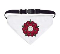 Azeeda 'Lancashire Rose' Pet Bandana - White, L (PD00084650)