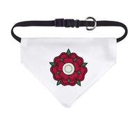 Azeeda 'Lancashire Rose' Pet Bandana - White, S (PD00084649)