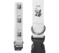 Azeeda Large '2026 Scottish Terrier Wearing Party Hat' Dog Collar (PR00074436)
