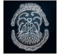 Azeeda Large 460mm 'Two Turtle Doves' Clear Static Window Cling Sticker/Decal (White) (WC00012987)