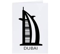 Azeeda Large (A4) 'Dubai Palace' Blank Greeting Card (GC00087924)