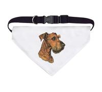 Azeeda Large ' Airedale Terrier Portrait' Dog/Cat/Pet Bandana (PD00066254)
