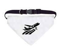 Azeeda Large 'Airplane Take Off' Dog/Cat/Pet Bandana (PD00068978)