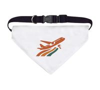 Azeeda Large 'Airplane Take Off' Dog/Cat/Pet Bandana (PD00068980)