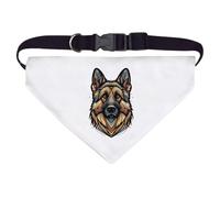 Azeeda Large 'Art Deco German Shepherd' Dog/Cat/Pet Bandana (PD00075586)