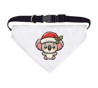 Azeeda Large 'Baby Koala Wearing Santa Hat' Dog/Cat/Pet Bandana (PD00073100)