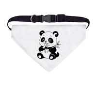 Azeeda Large 'Baby Panda Eating' Dog/Cat/Pet Bandana (PD00070716)