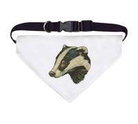 Azeeda Large 'Badger Portrait Side View' Dog/Cat/Pet Bandana (PD00066222)