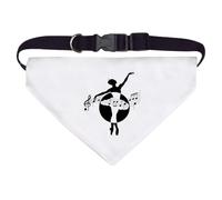 Azeeda Large 'Ballerina Design' Dog/Cat/Pet Bandana (PD00071976)