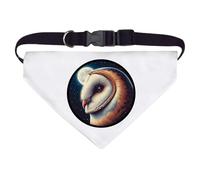 Azeeda Large 'Barn Owl By Moonlight' Dog/Cat/Pet Bandana (PD00071784)