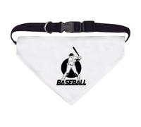 Azeeda Large 'Baseball Player' Dog/Cat/Pet Bandana (PD00085168)
