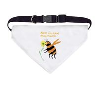 Azeeda Large 'Bee In The Moment ' Dog/Cat/Pet Bandana (PD00072512)