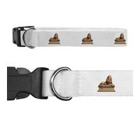 Azeeda Large 'Beware The Sleeping Lion' Dog Collar (PR00071228)
